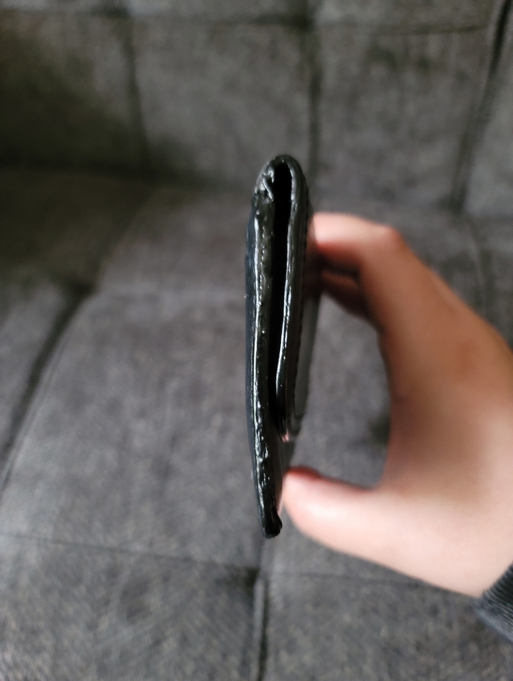 Coach Black Leather Slim Envelope Wallet - Picture 3 of 13